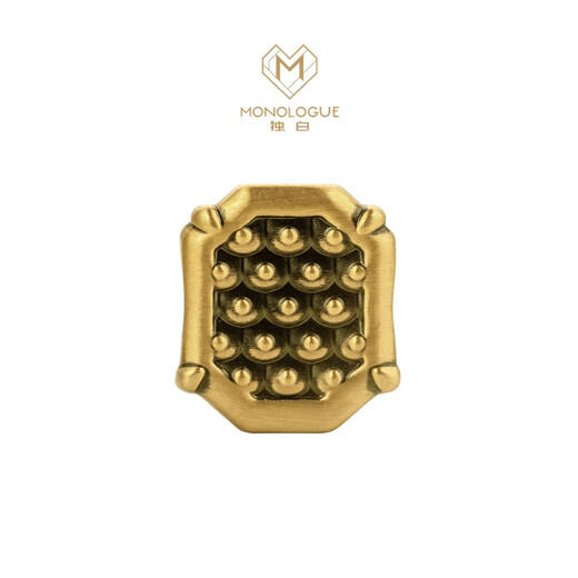 
Chow Tai Fook MONOLOGUE National Tide General Armor Guarding Courage Golden Transshipment Beads for Men and Women MR1477 Brave 20cm