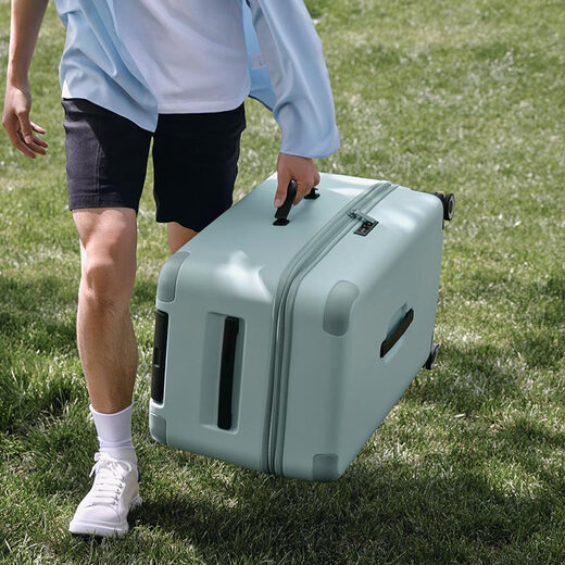 【95成新】米家小米行李箱24英寸拉杆箱箱大容量旅行箱万向轮男密码箱女牛油果绿