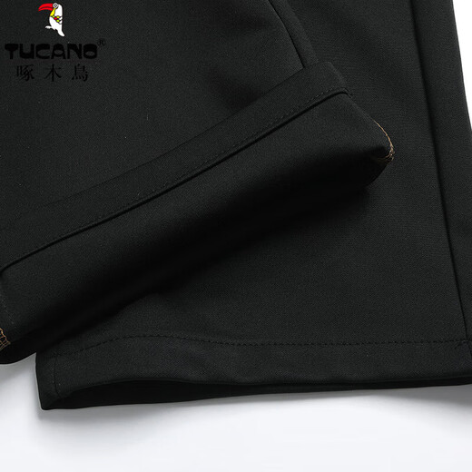 
Woodpecker (TUCANO) casual pants for men's straight pants for spring and summer thin ice silk solid color business middle-aged dad's pants loose men's trousers 9853 gray 31 (2 feet 4 waistline)