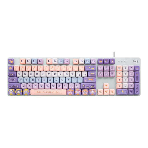 Logitech K845 Clavier mécanique de jeu câblé 104 Key Color Keycap E-Sports Clavier Poulet Backlit Panneau métal