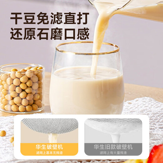 华生（Wahson）【国家补贴】破壁机家用低音降噪豆浆机全自动免煮五谷杂粮隔音罩45分贝1.75升大容量WS-878A