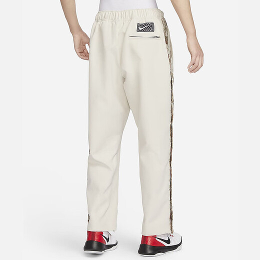 耐克（NIKE） 男子排扣篮球长裤春新款运动裤宽松梭织直筒裤 FN2677-104 S