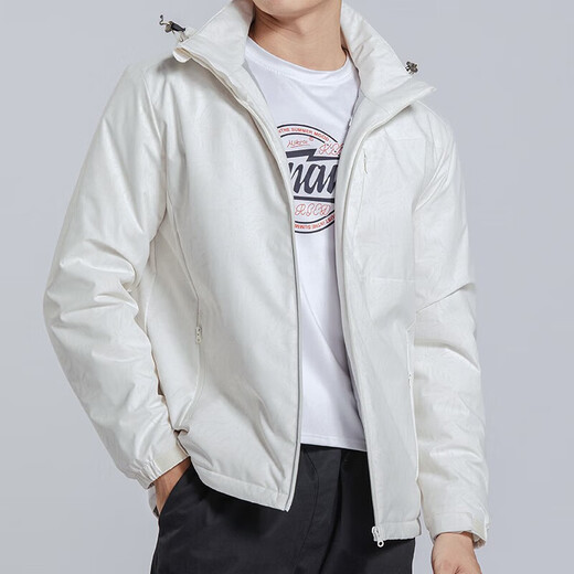 Holzspecker (Tucano) plus Samtintegrierte Jacke für Frauen und Männer im Freien im Freien im Freien und der Winter Mountaineering-Jacke warme weiche Schalen-Windbreaker 9930a-2 Ginkgo White-Men [Camouflage] XL