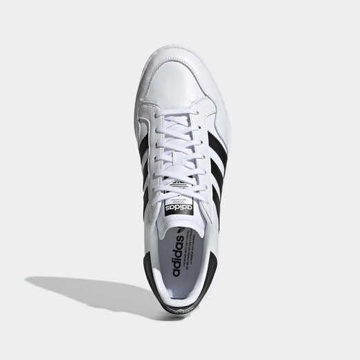 Clover (Adidas)TEAM COURT Low top Black and white Sports shoes Casual shoes Board shoes Men's shoes Women's shoes EG9734 36