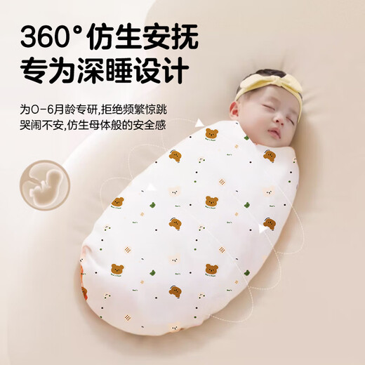 Guangdola baby bag simple cotton delivery room blanket swaddle towel anti-jump soothing newborn supplies 2 packs