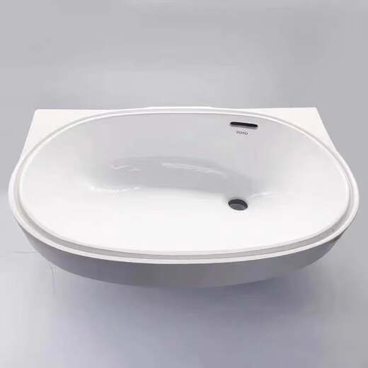 TOTO original under-counter basin LW587B oval basin wash basin ceramic plate embedded household wash basin LW587B with faucet drain pipe