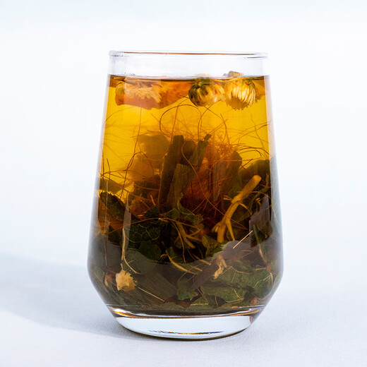 Zhang Taihe Four Seasons ICilioma Tea American Ginseng Dendrobium Officinale Green Money Willow Hojas de mulón de melón amargo Cetro de muelas Hojas de stevia Hojas de salud Té Four Seasons Icilioma Regalo de regalo 225g (15 g*15 latas)/caja