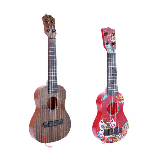 
Ibanez Music Dream Children Can Play Ukulele Small Guitar Space Astronaut National Trend Style Toy Musical Instrument Early Education [21 Inch] Coffee 54cm Score Pick