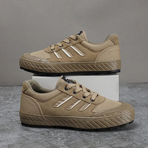 
Changxiang Huili 3522 low-top casual labor protection shoes men's soft sole non-slip wear-resistant canvas shoes outdoor hiking site lightweight working shoes store flagship gray 42