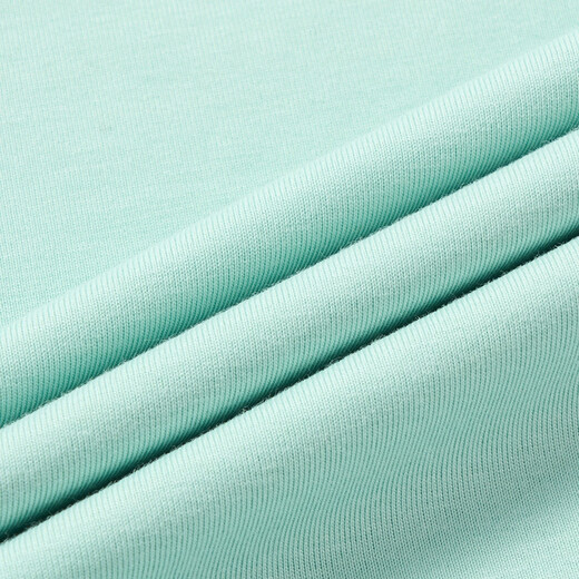 Hongxing Erke children's short-sleeved children's clothing boys and girls summer tops short T-shirt breathable T-shirt for large children solid color porcelain blue 130