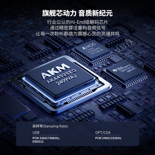 FOSI AUDIO FosiAudio Q6 lossless audio DAC decoder HIFI fever computer decoder AKM4493 pure decoding Q6 AK4493S flagship chip SF Express - two-year warranty