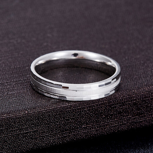 Kaibaolou Pt950 platinum couple ring for men and women, platinum pair of rings, simple solid solid ring ring, No. 23 6.15g