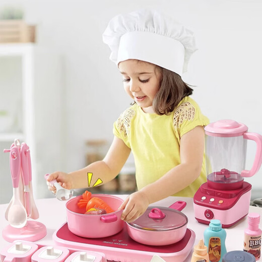 Yunya Play House Mini Küchenspielzeug Vollständiger Kinder simuliertes Kochküchenset für Mädchen Geburtstagsgeschenke Induktionskocher + Reiskocher Set [Color Box]