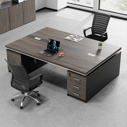 Boxen double-seat desk face-to-face boss desk staff desk employee desk supervisor desk computer desk sitting two-person combination 2.0 meters double seat