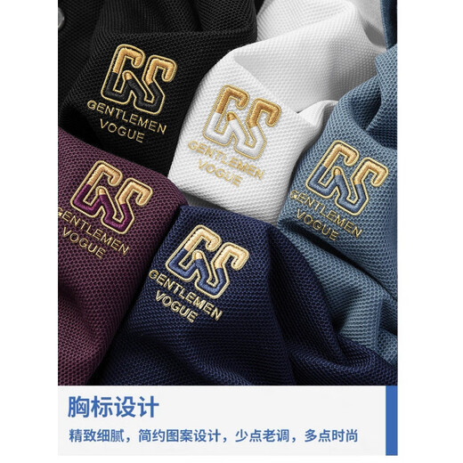 JEEP SPIRIT夏季新款纯棉男士短袖POLO衫高档刺绣翻领T恤大码百搭半袖男装 6626军绿色 M 48【建议100-125斤】