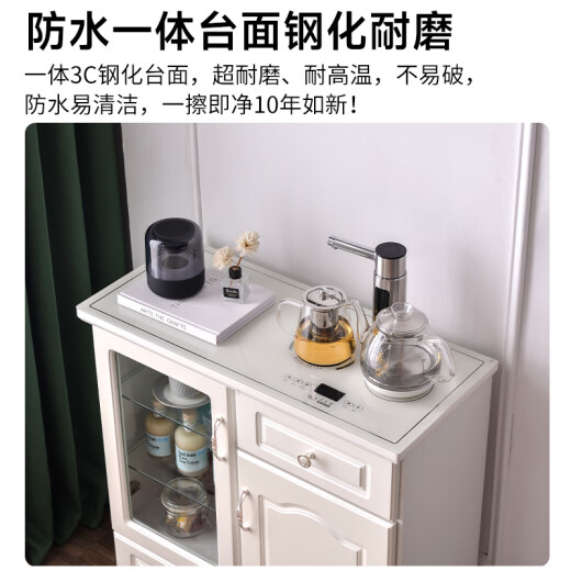 Dispensador de agua de la máquina de té Jinqi para la sala de estar de alta gama Mada de sólido Color de nogal de nogal Hot y caliente Dispensador de agua Integrado Agua Automática Té que traiga Máquina de té NUEVA Capa china 9913 Aislamiento de agua hirviendo y anti-Overflojo
