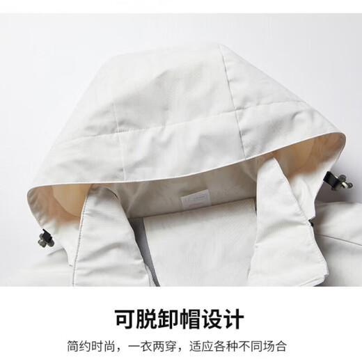 啄木鸟（TUCANO）加绒一体冲锋衣女男单层户外秋冬登山服外套夹克外套保暖软壳风衣 9930A曜石黑-男【纯色】 3XL