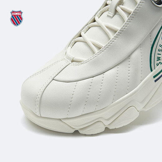 Kswiss Casual Schuhe für Männer und Frauen Frühling neuer Retro atmungsaktives Paar Komfort Sneakers 9276-US 215 Tofu Weiß/Traum Silber 36