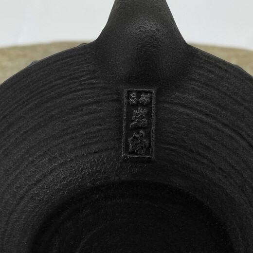 
Iron Cast Iron Tea imported from Japan, black big ash pattern teapot brewed tea 0.35L-12041 Black 0.35L