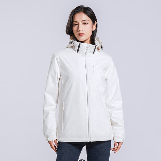 Woodpecker (Tucano) plus veste intégrée en velours pour femmes, veste de veste de veste de ventre de coquille à coque douce 9930S-2