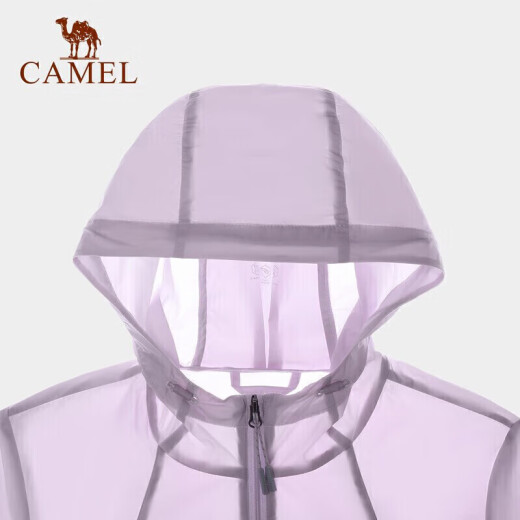 Camel (CAMEL) sun protection clothing for women, outdoor sunshade hooded, refreshing, fashionable and casual sun protection clothing jacket UPF40+A012252006H