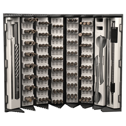 
Pupan Japan Fukuoka screwdriver set home computer mobile laptop precision repair disassembly and dust removal tool 128-in-one precision repair set [9227]