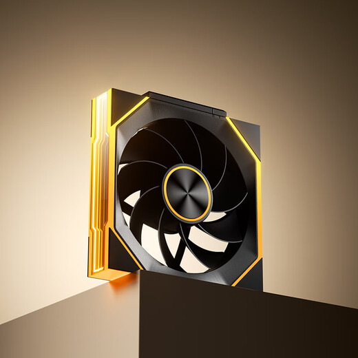 骨伽星链V2  机箱积木风扇 ARGB 5v3针主板同步 PWM温控调节（12CM/降噪防震脚垫） 星链V2黑色反叶（3连包）