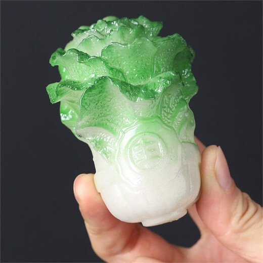 Color-changing tea pet boutique ornaments can cultivate creative personality. Baicai tea toys, tea sets, tea ceremony accessories, color-changing cabbage tea pet (Baicai)