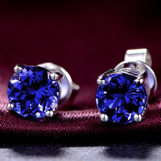 Yin Chun 925 sterling silver deep sea sapphire earrings, elegant ring, tanzanite blue suit necklace, bracelet jewelry for women, tanzanite blue suit ring, bracelet necklace