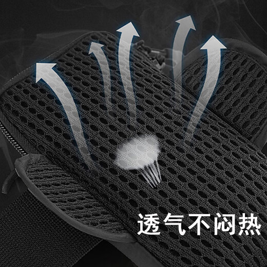 Suitable for Apple 14/15Plus running phone arm bag 13/12ProMax men's and women's sports arm bag wrist bag blue upgraded version