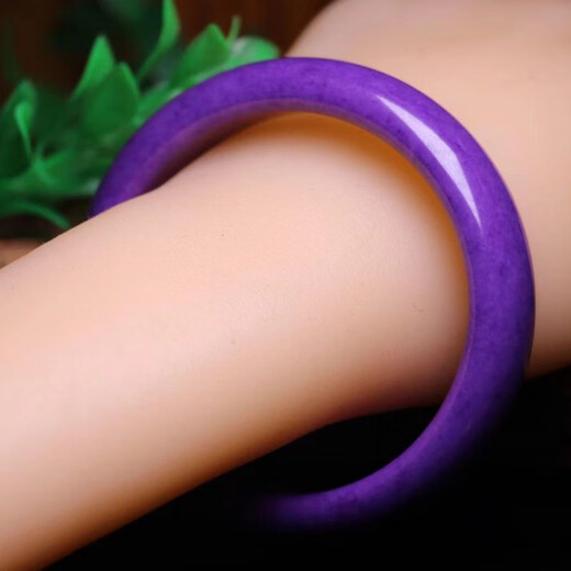 Jinqi Natural American Purple Mica Bracelet Women's Widened and Thickened Original Mineral Purple Mica Bracelet 56