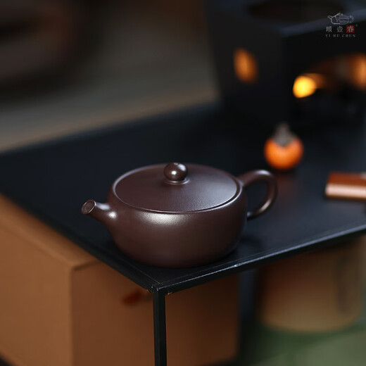 Yihuchun boutique Yixing purple clay teapot, famous handmade kung fu tea set teapot, original ore hundred-mesh old purple clay Hanwa pot, original ore hundred-mesh old purple clay Hanwa pot 150ml