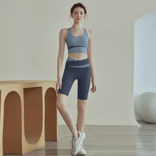 Victoria Traveler Traje de yoga Sports Sports Sports Professional Running Fitness Traje de otoño e invierno Sports Yoga Pantalones de cinco partes