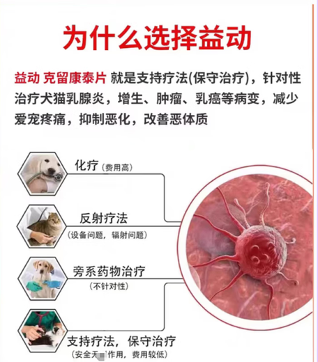 SF Express Yidong Keliukangtai Tablets for Pet Cats, Dogs and Dogs General Oral Breast Skin Tumor Cauliflower Tumor Hyperplasia Liver and Gastric Tumor Solid Tumor Auxiliary Tablets 2 Boxes of Keliukangtai Tablets 40 Tablets/Box Anti-Counterfeiting Checkable