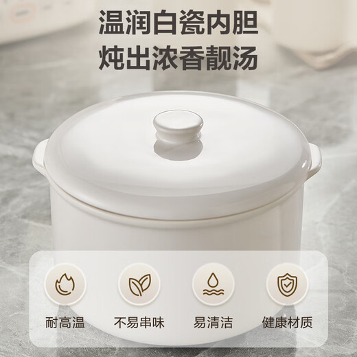 SUPOR electric stew pot, water-proof stew pot, household soup pot, bird's nest stew pot, 4.5L stew pot, steaming and stew all-in-one multi-function pot DZ25FC873