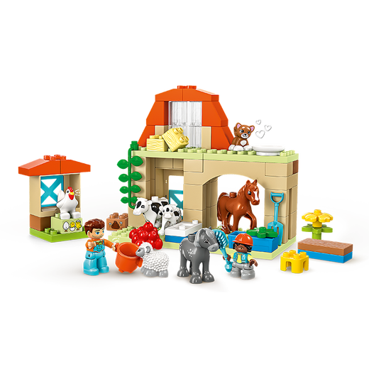 【95成新】乐高（LEGO）积木得宝DUPLO10416欢乐农场动物2岁+儿童玩具新年生日礼物上新
