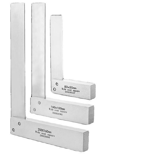 Wide seat and wide seat square stainless steel grade 1 high precision thickened L right angle 63*125*200*400*500mm wide seat square 80*50 (grade 1 precision) carbon steel