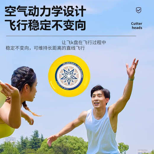 Chaosihui Yundongkang PE Ultimate Frisbee Outdoor Camping Frisbee Sports Fitness Competition Grade 175g (Green Frisbee) No Pattern