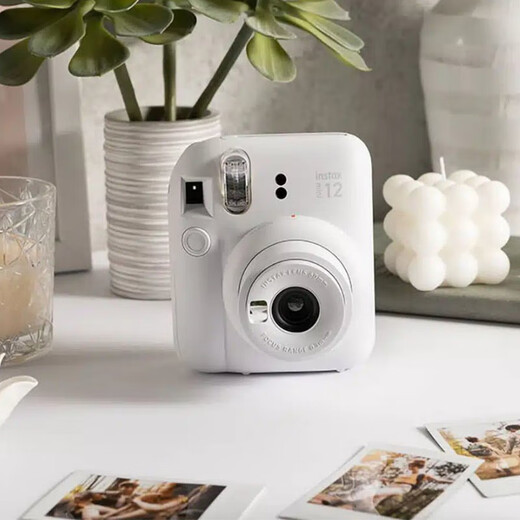 Fuji (FUJIFILM) Polaroid mini12 mini11/7/9 upgraded model, photo paper, one-time imaging camera, photo birthday gift, Mini12 mint green (ready in stock), official standard configuration