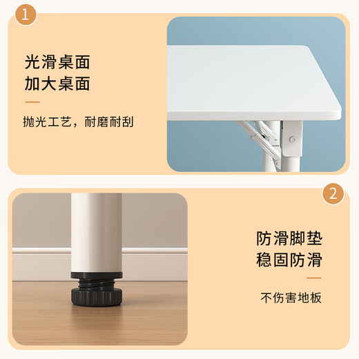 Chibalun folding table computer table desktop folding desk home study table office training table 120*60