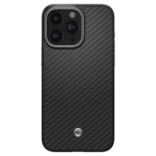 Spigensspigen für iPhone 15Promax Anti-Fall-Fall-Hülle Schutzhülle Kevlar Aramidfaser Atmosphärische Geschäftsgeschäft magnetisch Internet Prominente Einfache schwarze iPhone 15 Pro