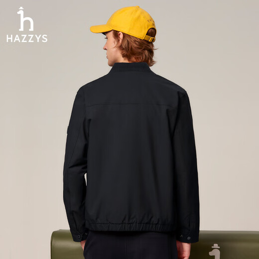 HAZZYS Men's PHIZ Bomber Jacket ASVZU0BCI16 Dark Navy DN 180/100A50