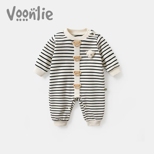 凡猎婴儿衣服秋装新生男宝连体衣满月百天超萌外出哈衣爬服秋冬