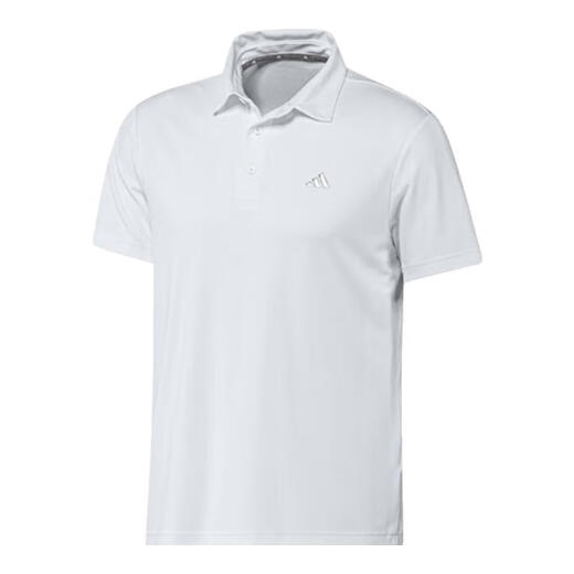 
adidas short-sleeved T-shirt men's new business lapel POLO shirt short-sleeved summer quick-drying casual sports short-sleeved white IN6625 M recommended 60-70kg