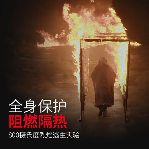 Giant wood children's fire mask household fire escape anti-smoke gas mask hotel KTV filter self-rescue respirator fireproof cloak children's thickened version 1 box