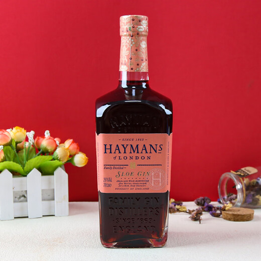 海曼（Hayman's）【原瓶进口】英国海曼金酒杜松子酒 海曼黑莓金酒 700mL 1瓶