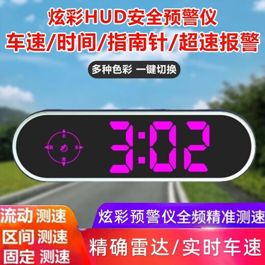 2025 new car HUD display universal Beidou safety warning instrument electronic dog voice broadcast speed alarm New universal Beidou safety warning instrument platform has passed - direct supply from the manufacturer