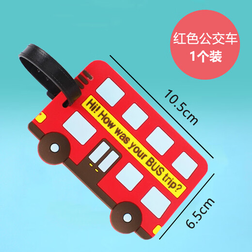 Xinqin Gepäck Tag Reise tragbares Boarding Tag Cartoon Creative Gepäck Checkout Anhänger Tag Anti-Lossing-Zeichen