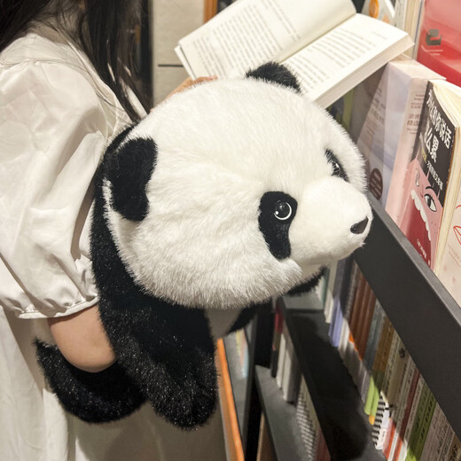 
ZHUOQU Panda Plush Toys Five-month-old Flowers Simulation Panda Doll Doll Doll Pillow Cure Birthday Gift