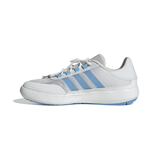 ADIDAS阿迪达斯男女同款网面透气舒适休闲运动鞋轻便耐磨跑步鞋JH9756 符点灰/蓝JH9758 36.5